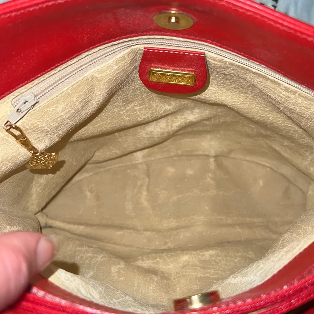 ❤️Authentic GUCCI flora bloom shoulder bag Crossbody  Vintage FLORAL pattern 🍀 - Picture 8 of 9